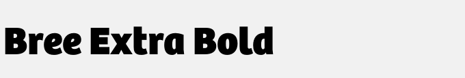 Bree Extra Bold
