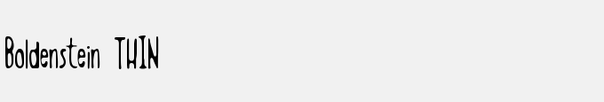 Boldenstein THIN