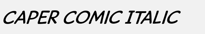Caper Comic Italic