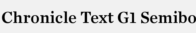 Chronicle Text G1 Semibold