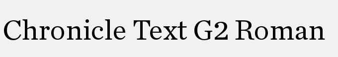 Chronicle Text G2 Roman