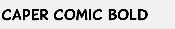 Caper Comic Bold