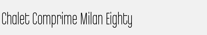 Chalet Comprime Milan Eighty