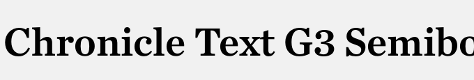 Chronicle Text G3 Semibold