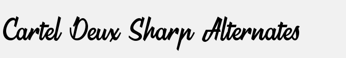 Cartel Deux Sharp Alternates