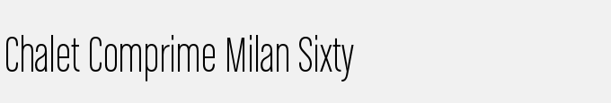 Chalet Comprime Milan Sixty