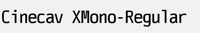 Cinecav XMono-Regular