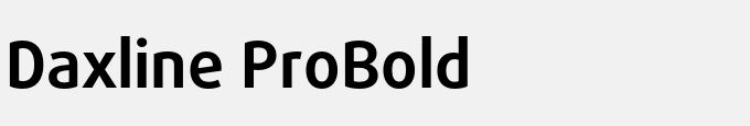 Daxline Pro-Bold