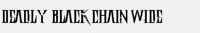 Deadly Black Chain Wide