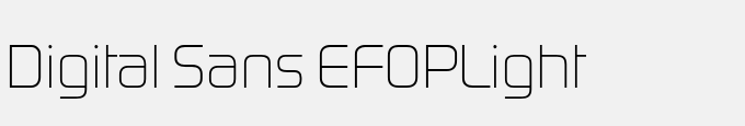 Digital Sans EFOP-Light