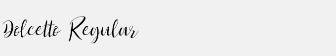 Dolcetto Regular
