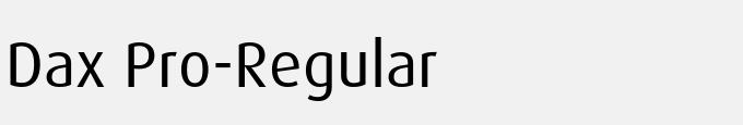 Dax Pro-Regular