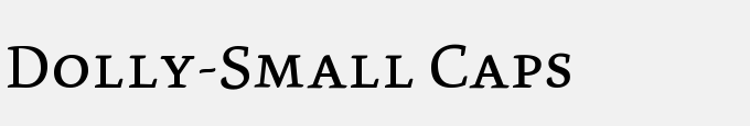 Dolly-Small Caps
