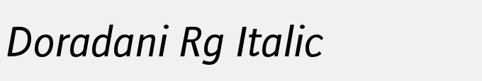 Doradani Rg Italic