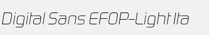 Digital Sans EFOP-Light Ita