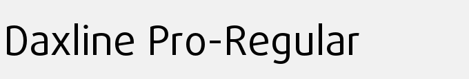 Daxline Pro-Regular