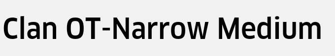Clan OT-Narrow Medium