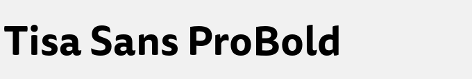 Tisa Sans Pro-Bold