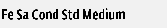 Fe Sa Cond Std Medium