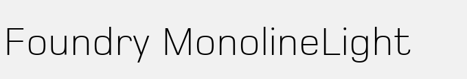 Foundry Monoline-Light