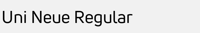 Uni Neue Regular