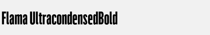 Flama Ultracondensed-Bold