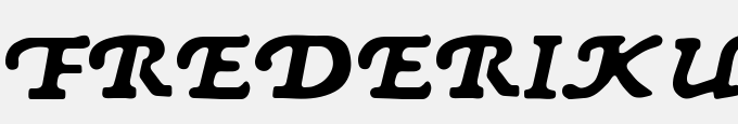 Frederik Uppercase