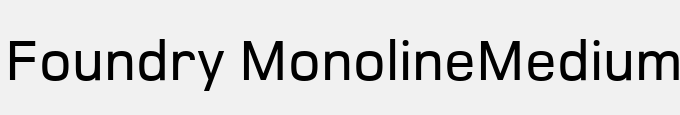 Foundry Monoline-Medium