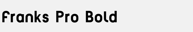 Franks Pro Bold
