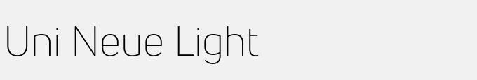 Uni Neue Light
