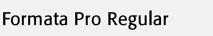 Formata Pro Regular