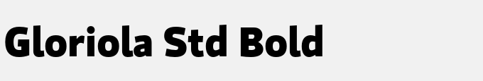 Gloriola Std Bold