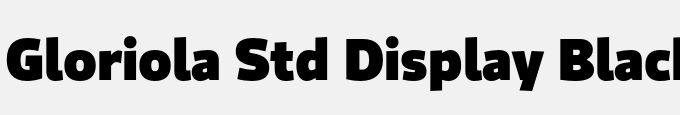 Gloriola Std Display Black