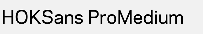 HOKSans Pro-Medium