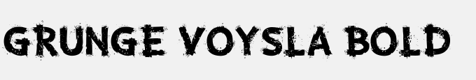 Grunge Voysla Bold