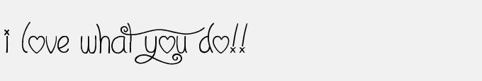 I Love What You Do!!..