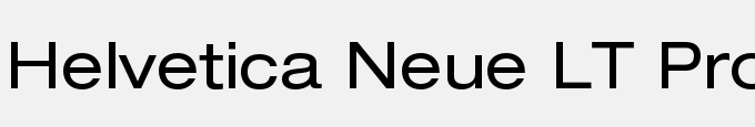 Helvetica Neue LT Pro 53 Extended