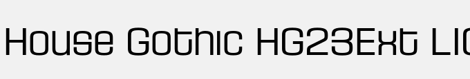 House Gothic HG23Ext LIGHT2