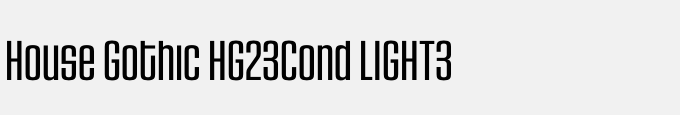 House Gothic HG23Cond LIGHT3