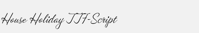 House Holiday TTF-Script