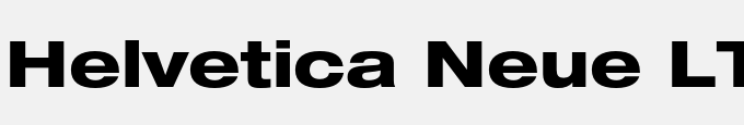 Helvetica Neue LT Pro 83 Heavy Extended