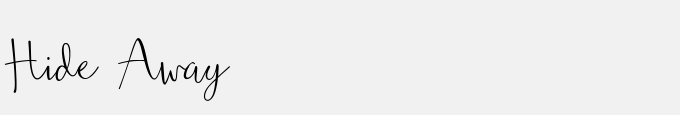 Hide Away