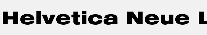 Helvetica Neue LT Pro 93 Black Extended