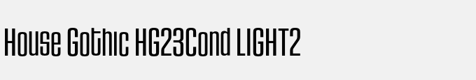 House Gothic HG23Cond LIGHT2