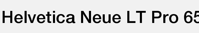 Helvetica Neue LT Pro 65 Medium