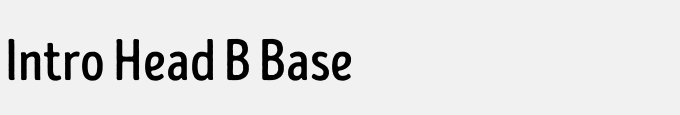 Intro Head B Base