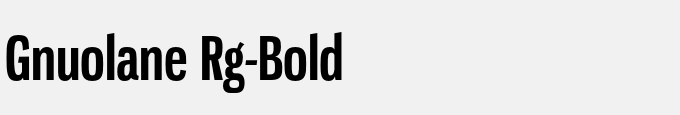Gnuolane Rg-Bold