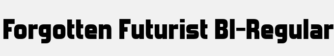 Forgotten Futurist Bl-Regular