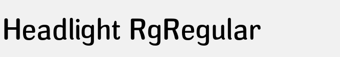 Headlight Rg-Regular