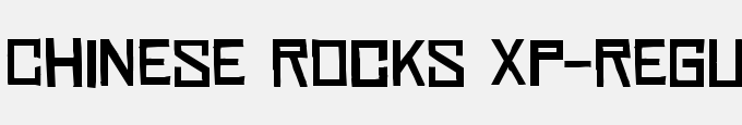 Chinese Rocks Xp-Regular